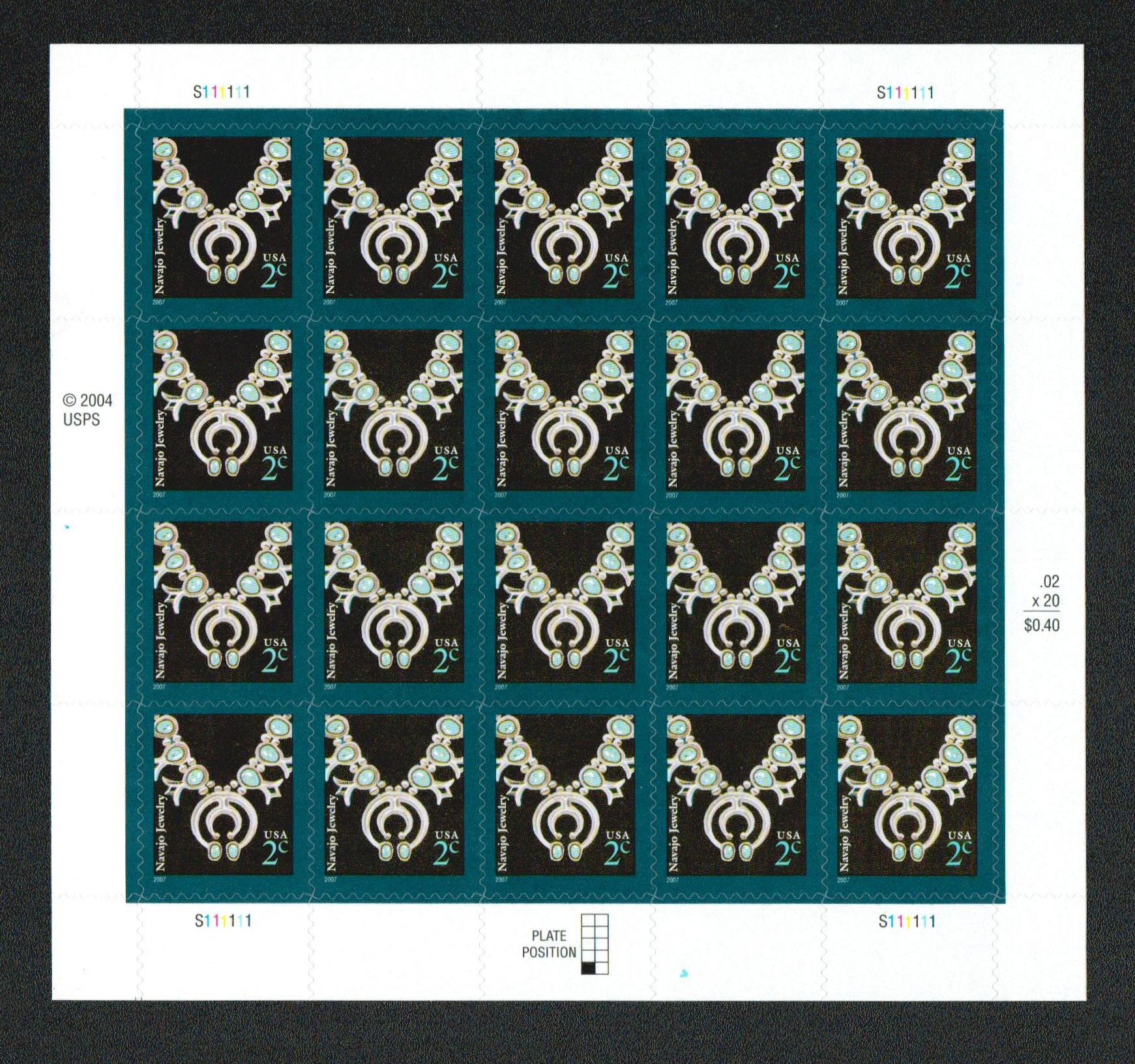 Navajo on sale jewelry stamp