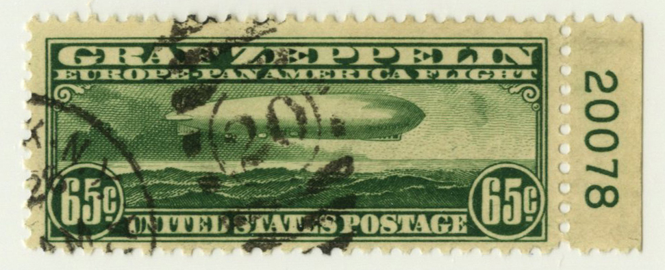 Folder Of U.s. Air Post Stamps 1930-1993 Incl. Graf Zeppelins Auction