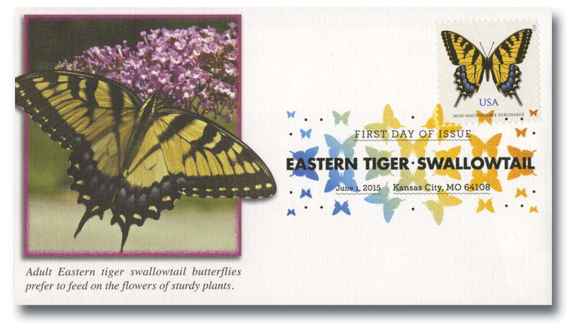 4999 - 2015 71c Eastern Tiger Swallowtail Butterfly - Mystic Stamp Company