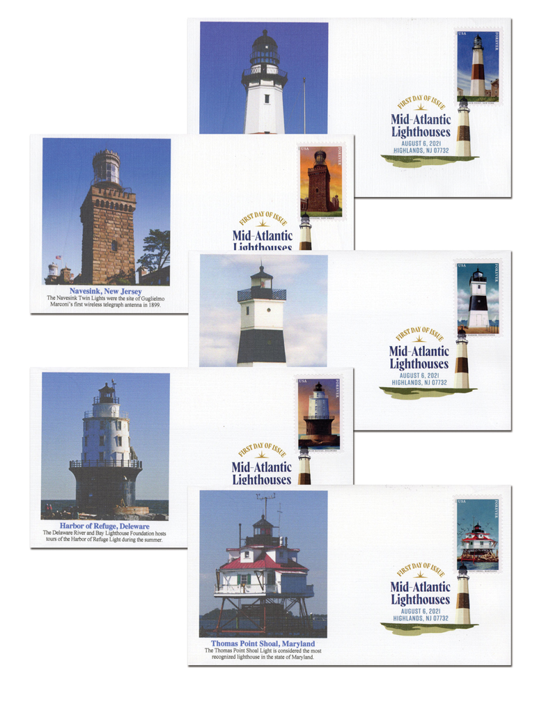 5621 - 2021 First-Class Forever Stamp - Mid-Atlantic Lighthouses: Montauk  Point Lighthouse, New York - Mystic Stamp Company