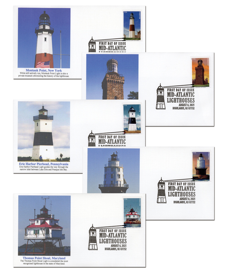 5621 - 2021 First-Class Forever Stamp - Mid-Atlantic Lighthouses: Montauk  Point Lighthouse, New York - Mystic Stamp Company