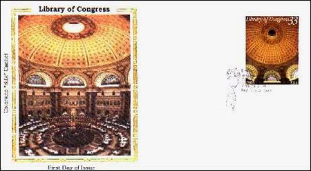 3390 - 2000 33c Library of Congress - Mystic Stamp Company