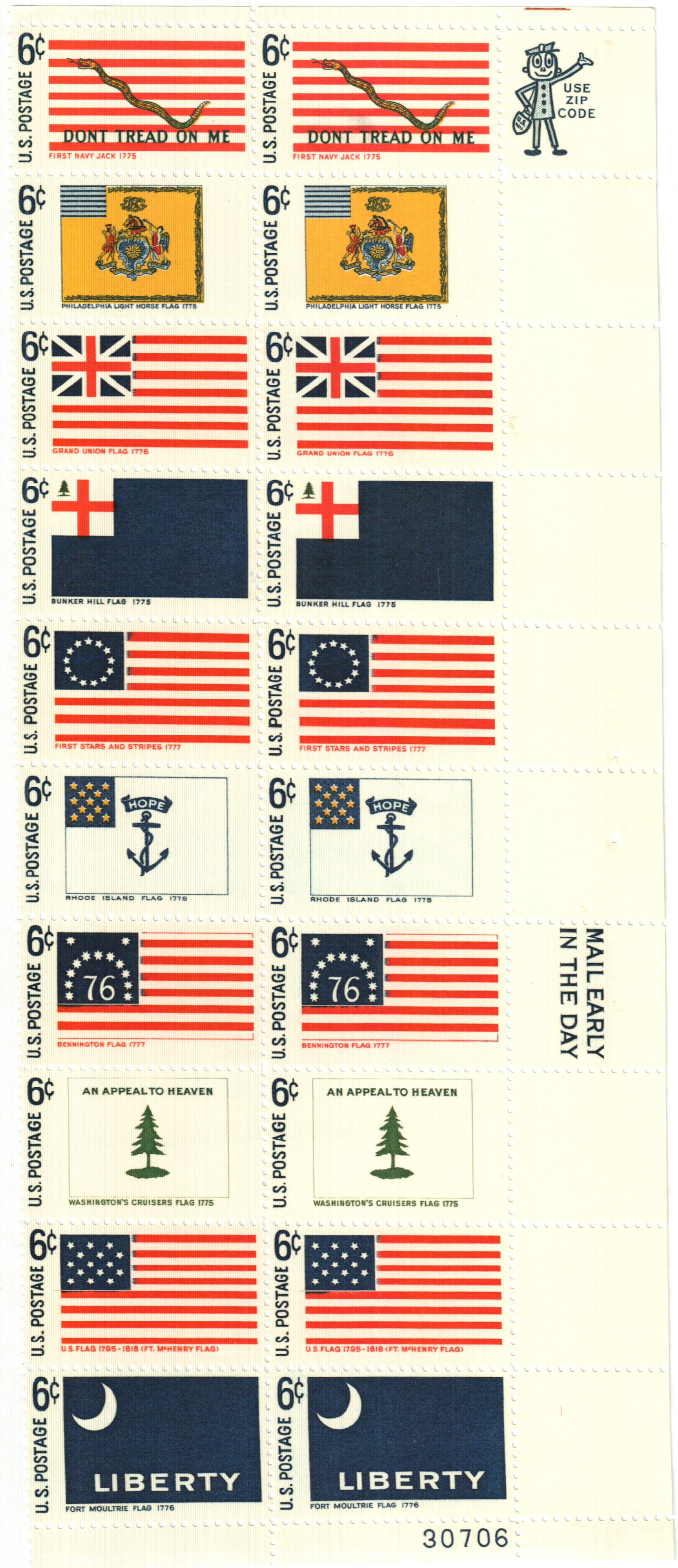 3965//85 - 2005-06 Lady Liberty and Flag Rate Change, collection of 17  stamps - Mystic Stamp Company