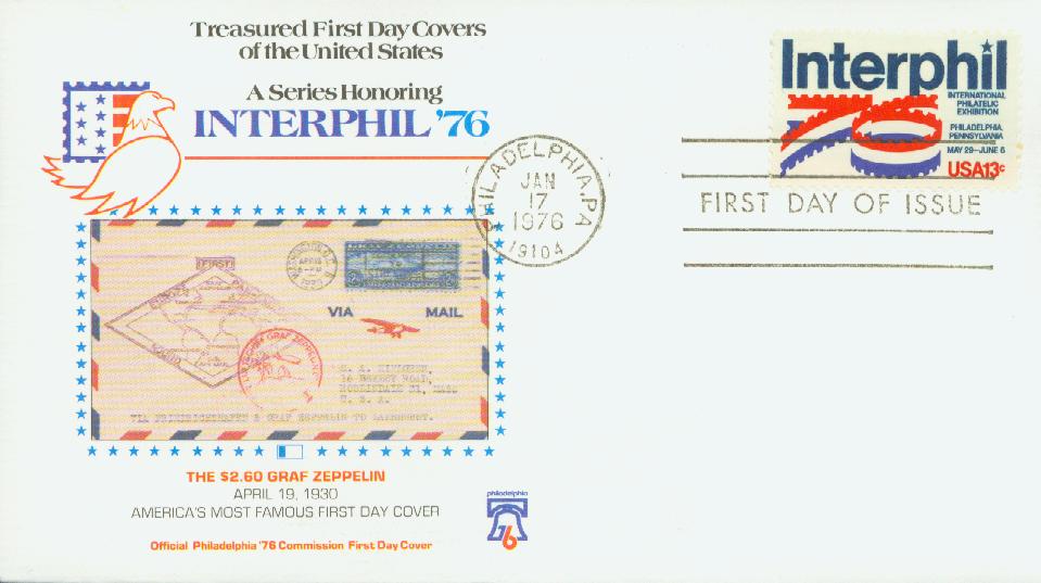 1632 - 1976 13c Interphil '76 - Mystic Stamp Company