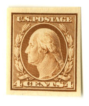 10A - 1851-57 3c Washington, orange-brown, imperforate, type II - Mystic  Stamp Company