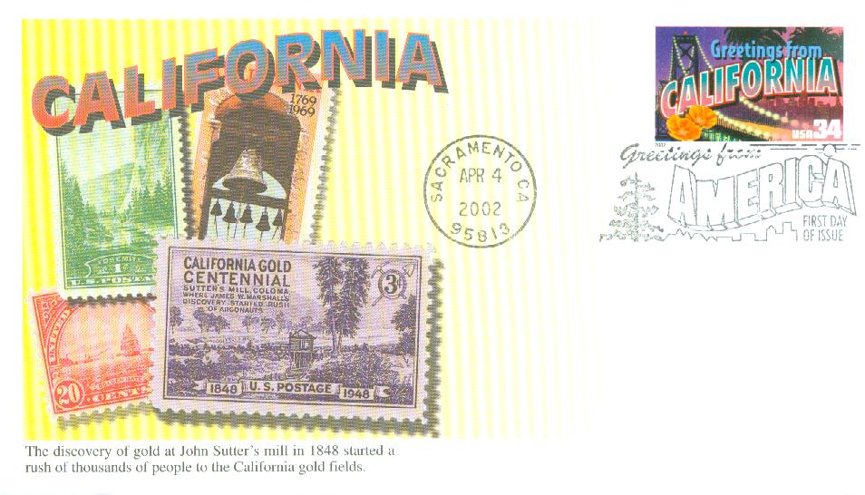 CALIFORNIA STAMPS — Buen Dia