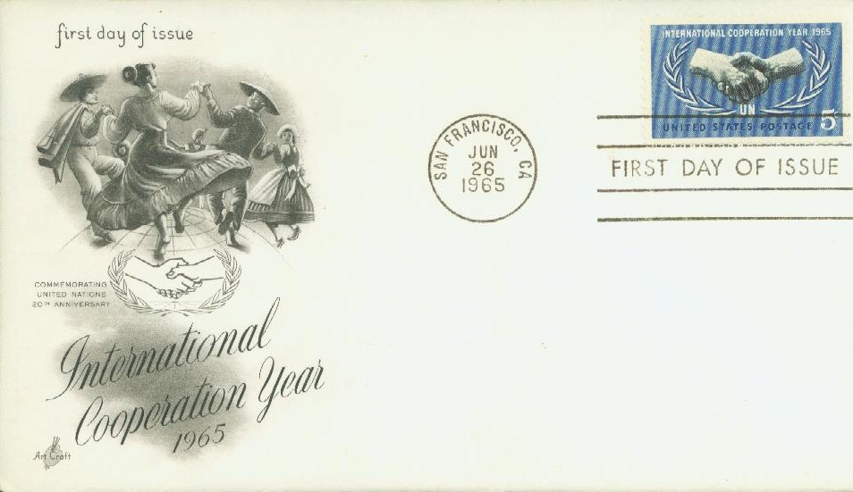 International Co-operation Year, 1965 - Canada Postage Stamp