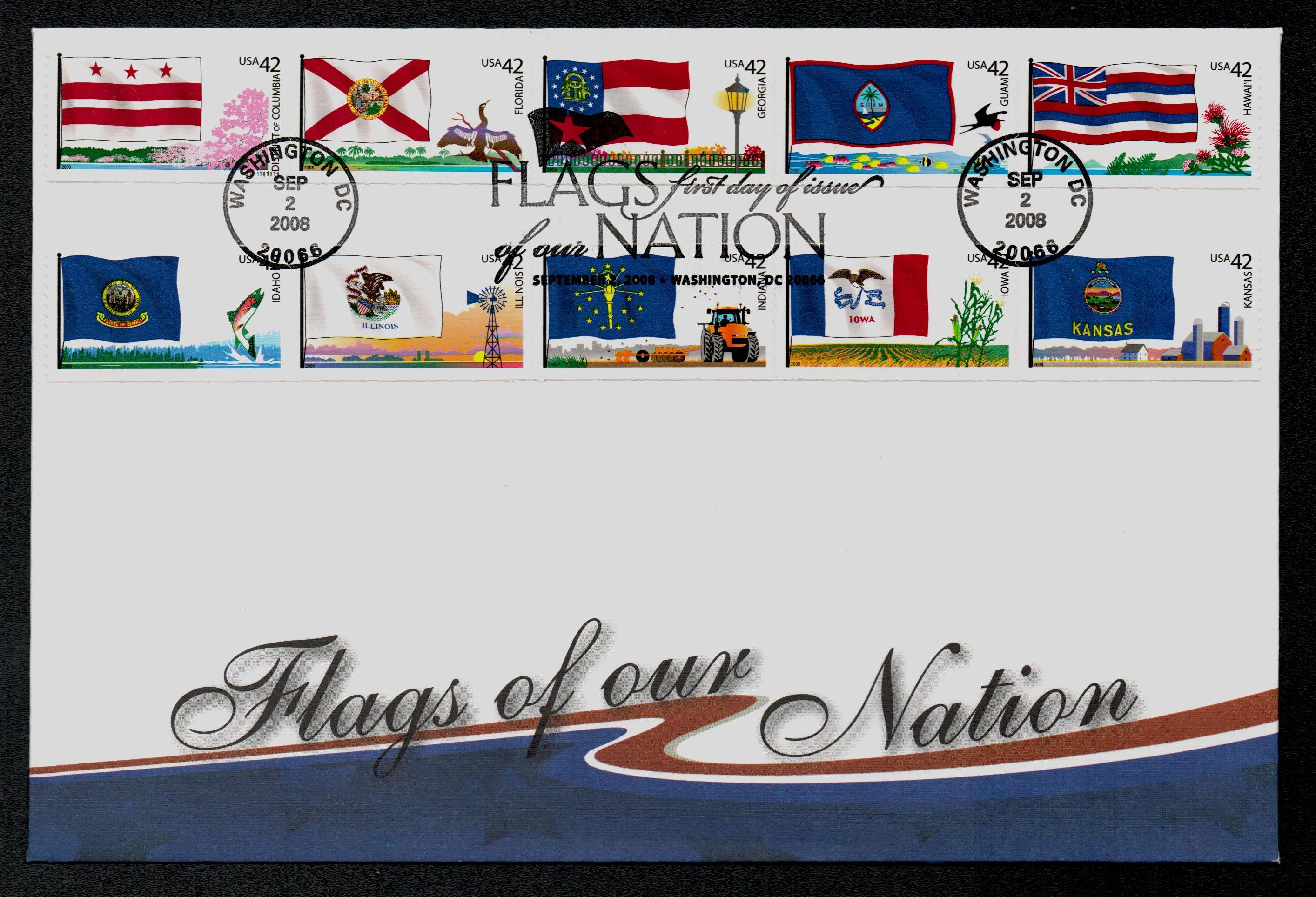 4283-92 - 2008 42c Flags of Our Nation: 2nd Edition - Mystic Stamp Company