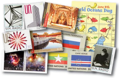 DS970 - 1951-Present Mystic's United Nations Stamp Collection Album,  Includes NY, Vienna & Geneva - Mystic Stamp Company