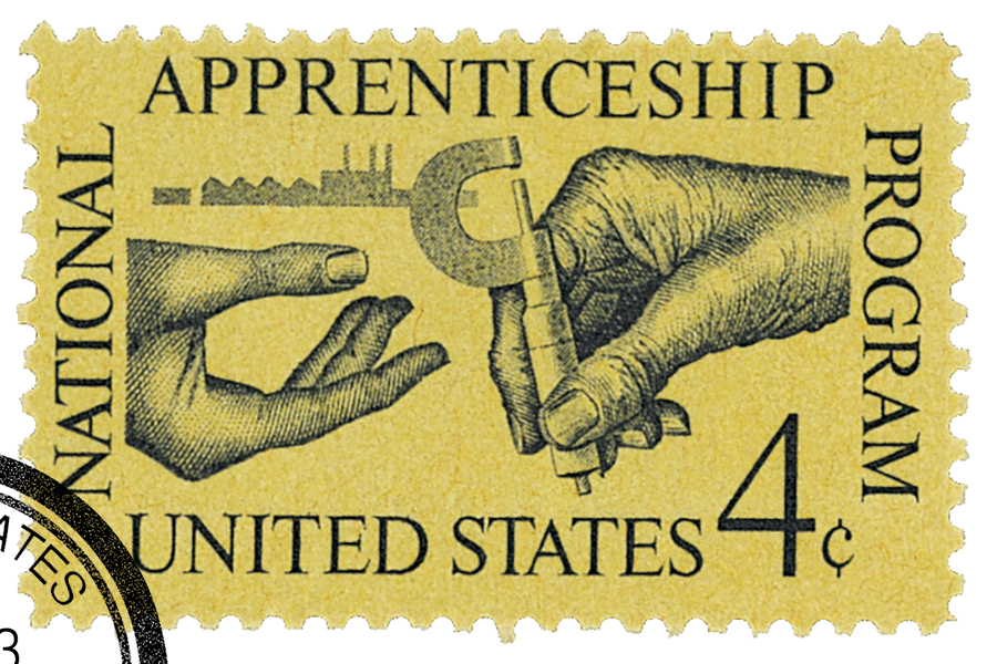 NATIONAL APPRENTICESHIP PROGRAM 4 CENT STAMP intelligence overview