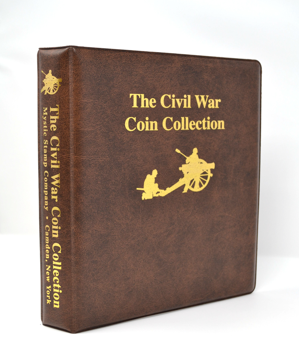 ES1370 - Mystic's Civil War Coin Collection Binder - Mystic Stamp Company