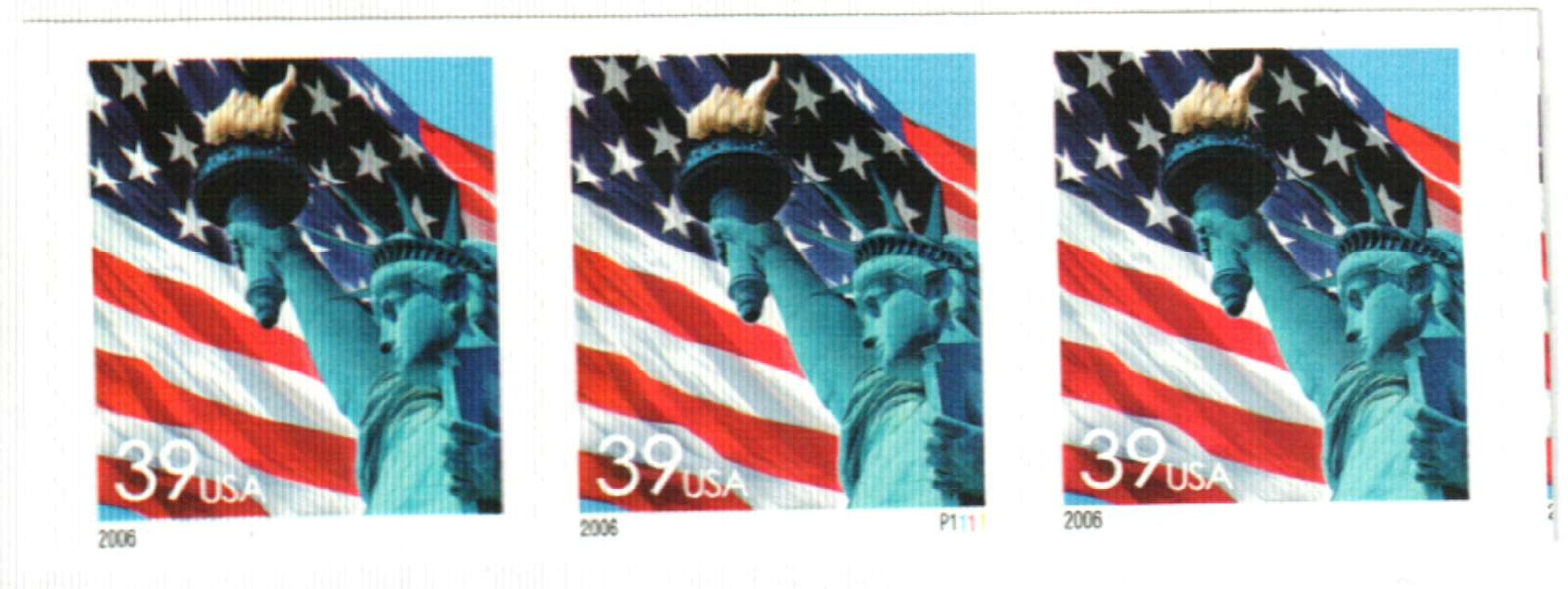 3965//85 - 2005-06 Lady Liberty and Flag Rate Change, collection of 17  stamps - Mystic Stamp Company