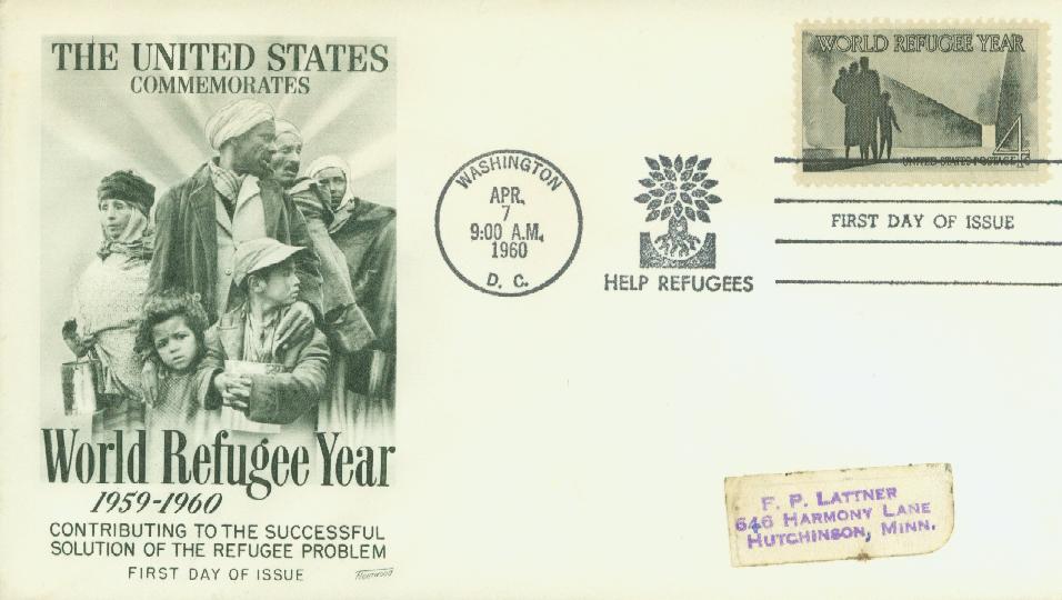 1149 - 1960 4c World Refugee Year - Mystic Stamp Company