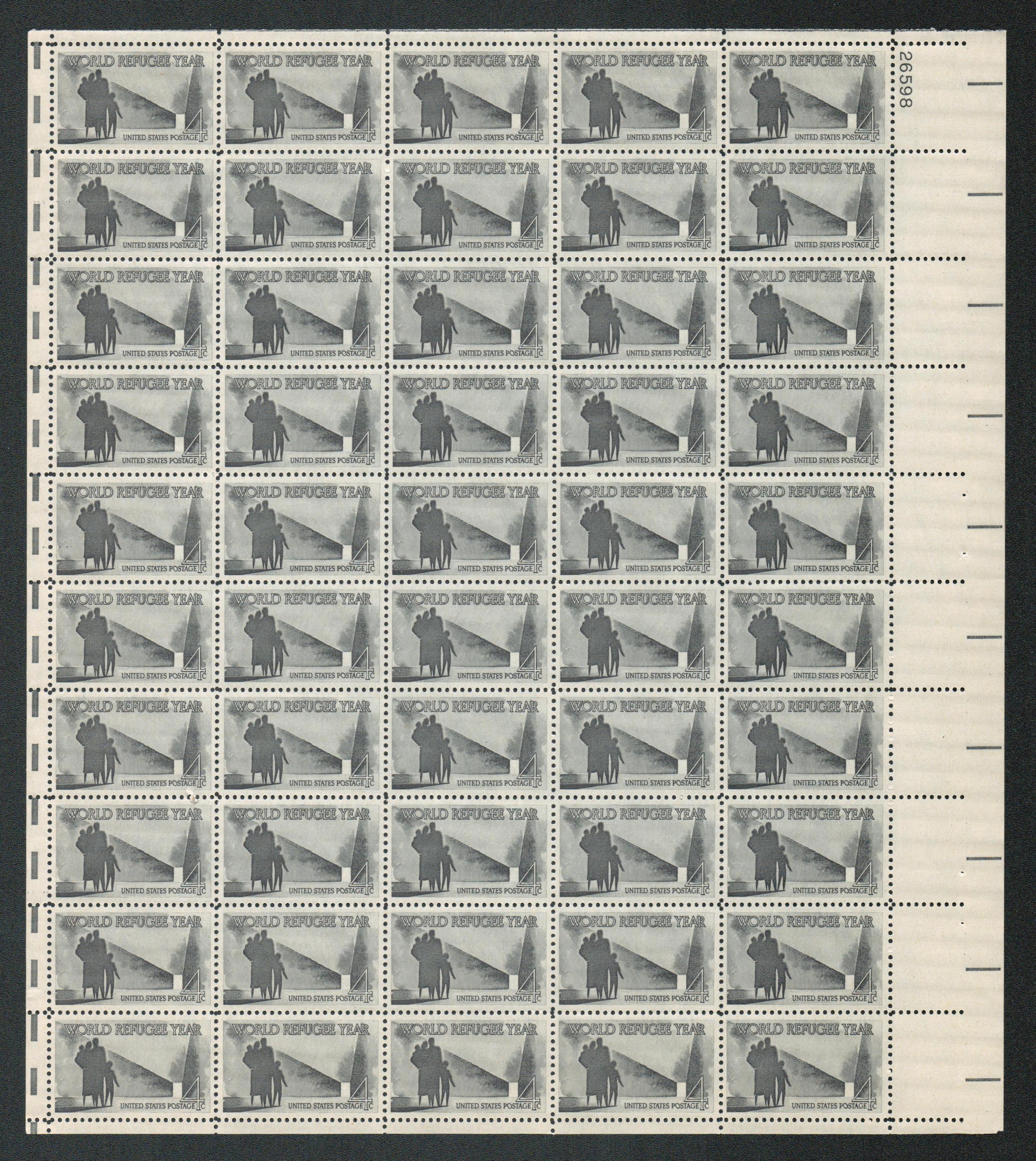 1149 - 1960 4c World Refugee Year - Mystic Stamp Company