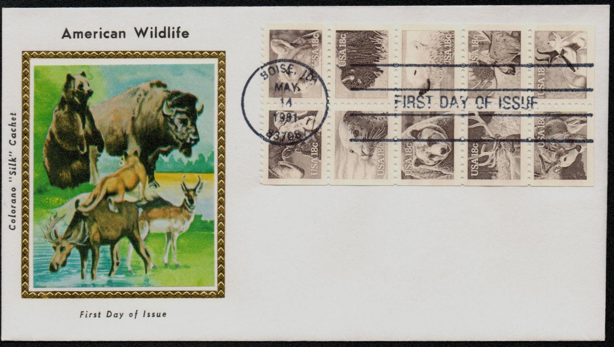 1880-89 - 1981 18c Wildlife of America - Mystic Stamp Company