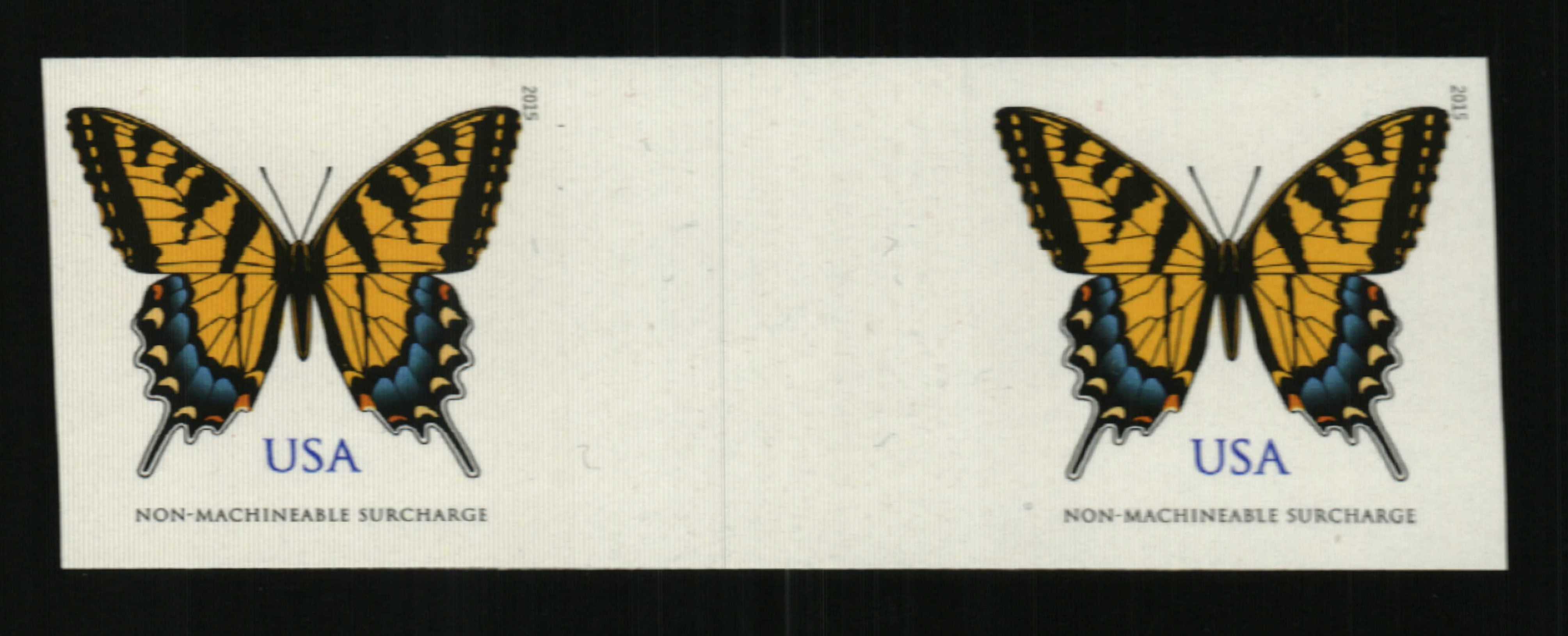 4999 - 2015 71c Eastern Tiger Swallowtail Butterfly - Mystic Stamp