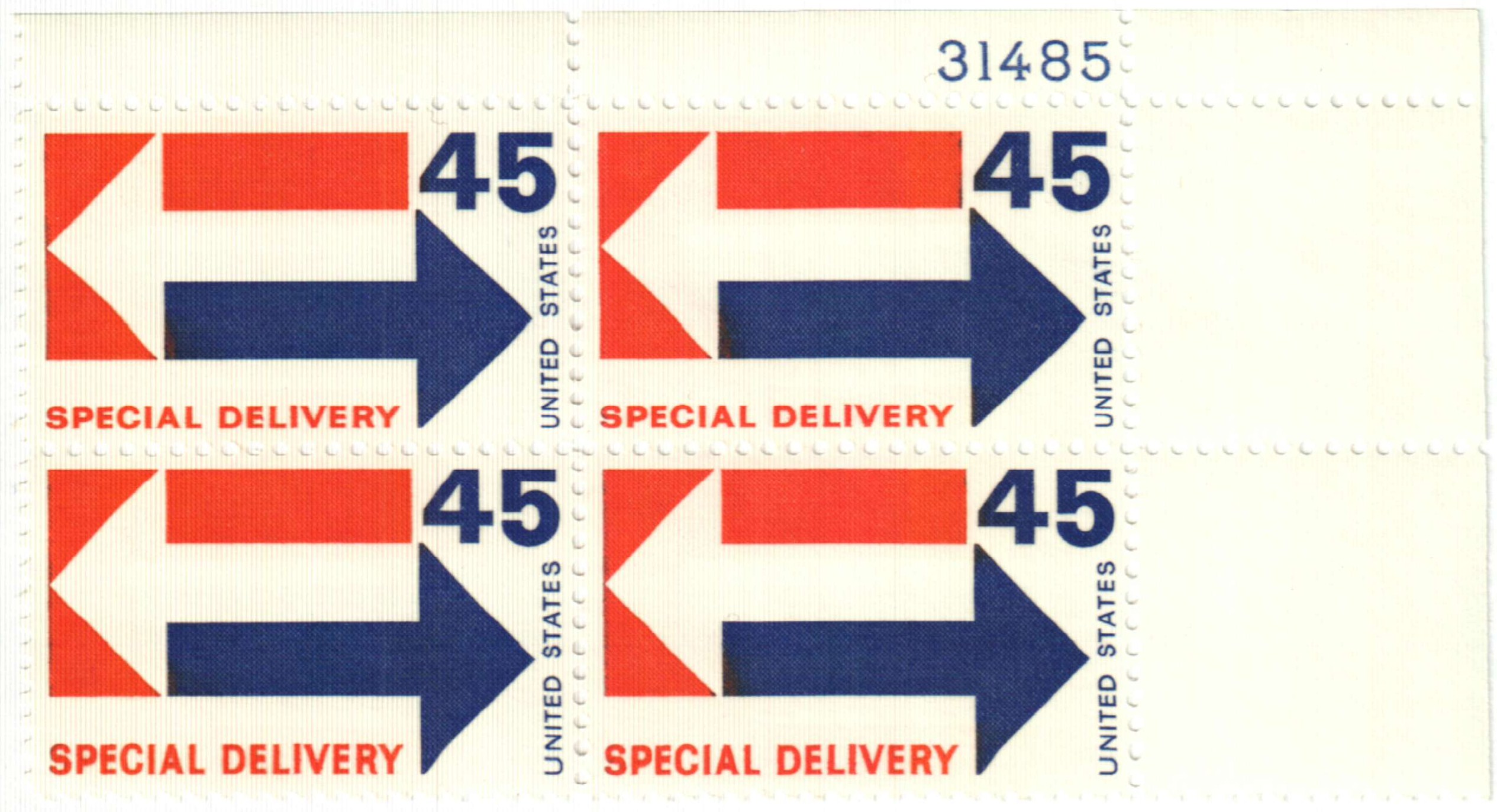 Are U.S. special delivery stamps valid for postage?