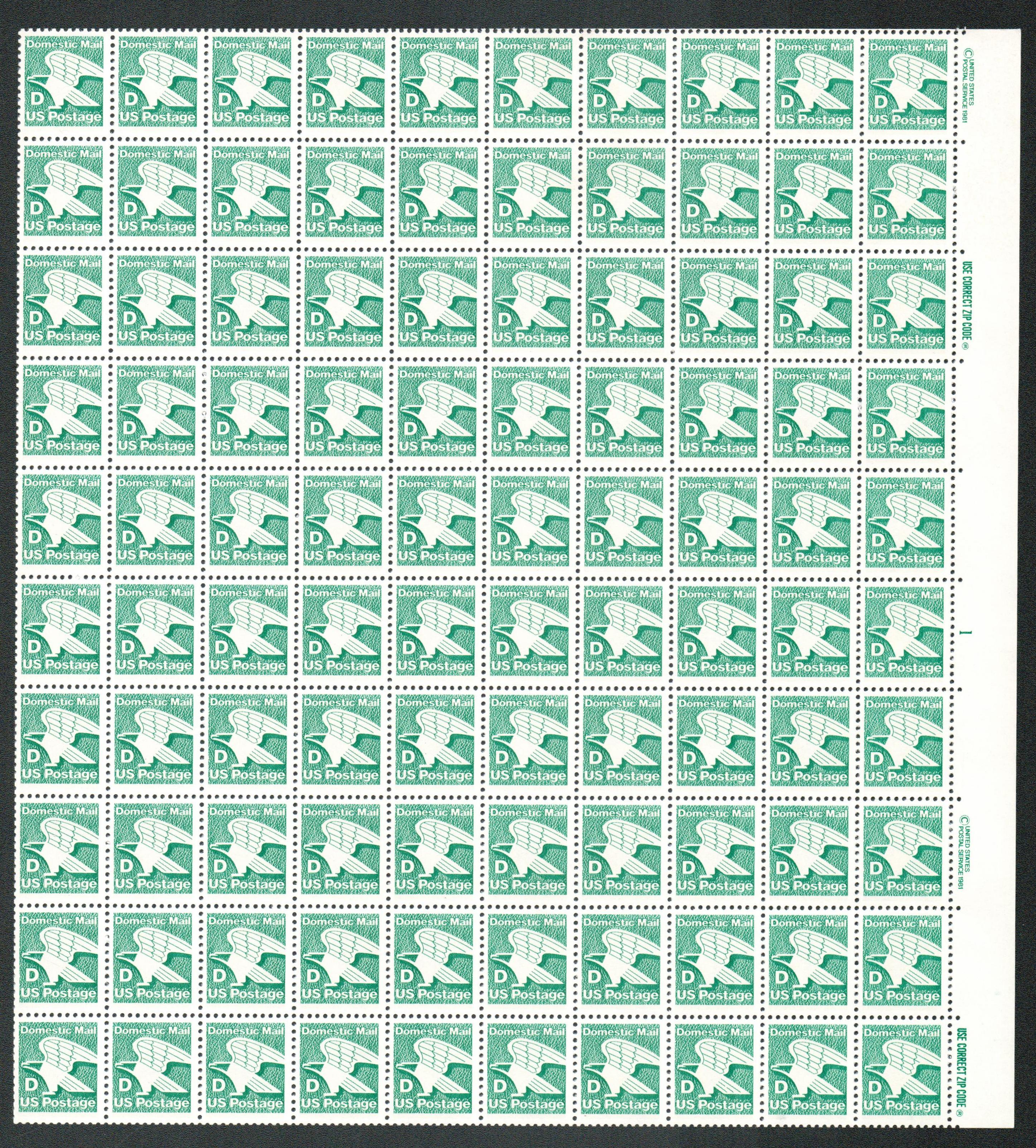 Five 22c Wolverine Stamp Unused US Postage Stamps Pack of 5 Stamps