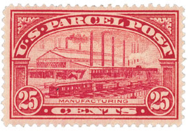 USA: Incomplete Set of Parcel Post Stamps, 1913 