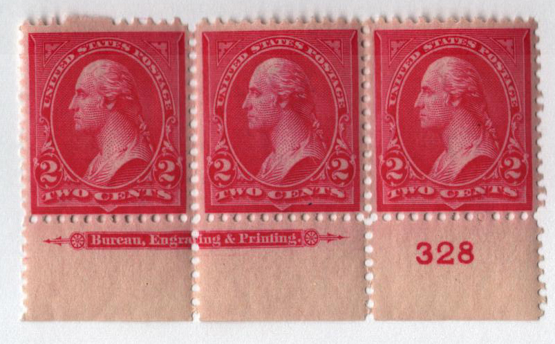 279Bj - 1900-03 2c red - Mystic Stamp Company