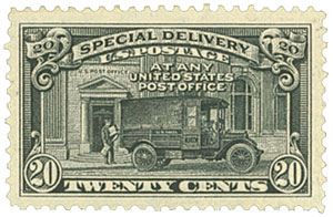 E12-19 - Special Delivery Stamps (8) - Mystic Stamp Company