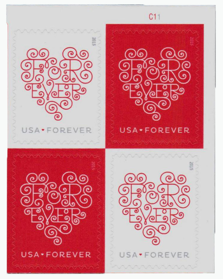 5339 - 2019 First-Class Forever Stamp - Love Series: Heart