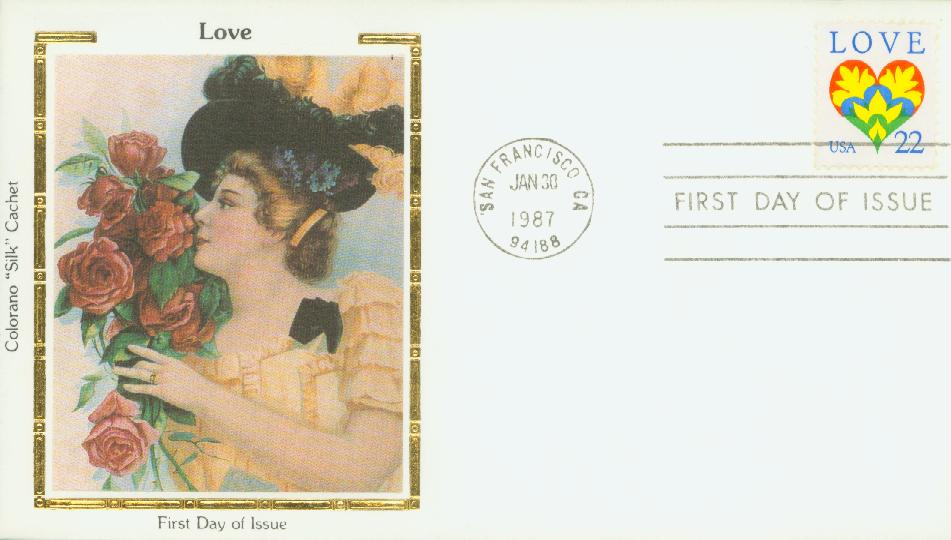 Love: Victorian Heart with Roses, Lily of the Valley and Lace, Full  Convertible Booklet of 20 x 33-Cent Postage Stamps, USA 1999, Scott 3274