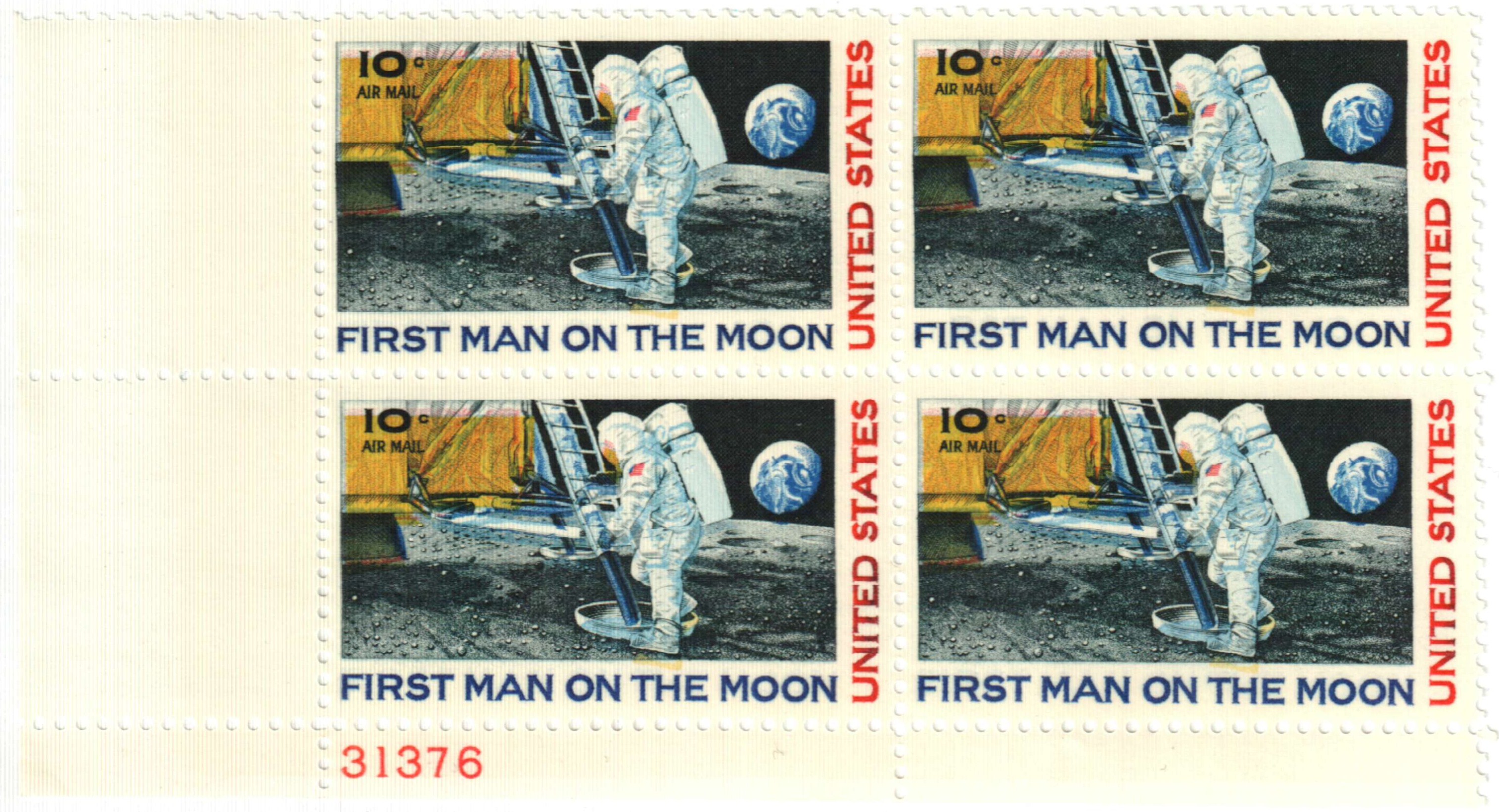 C76 - 1969 10c Moon Landing - Mystic Stamp Company