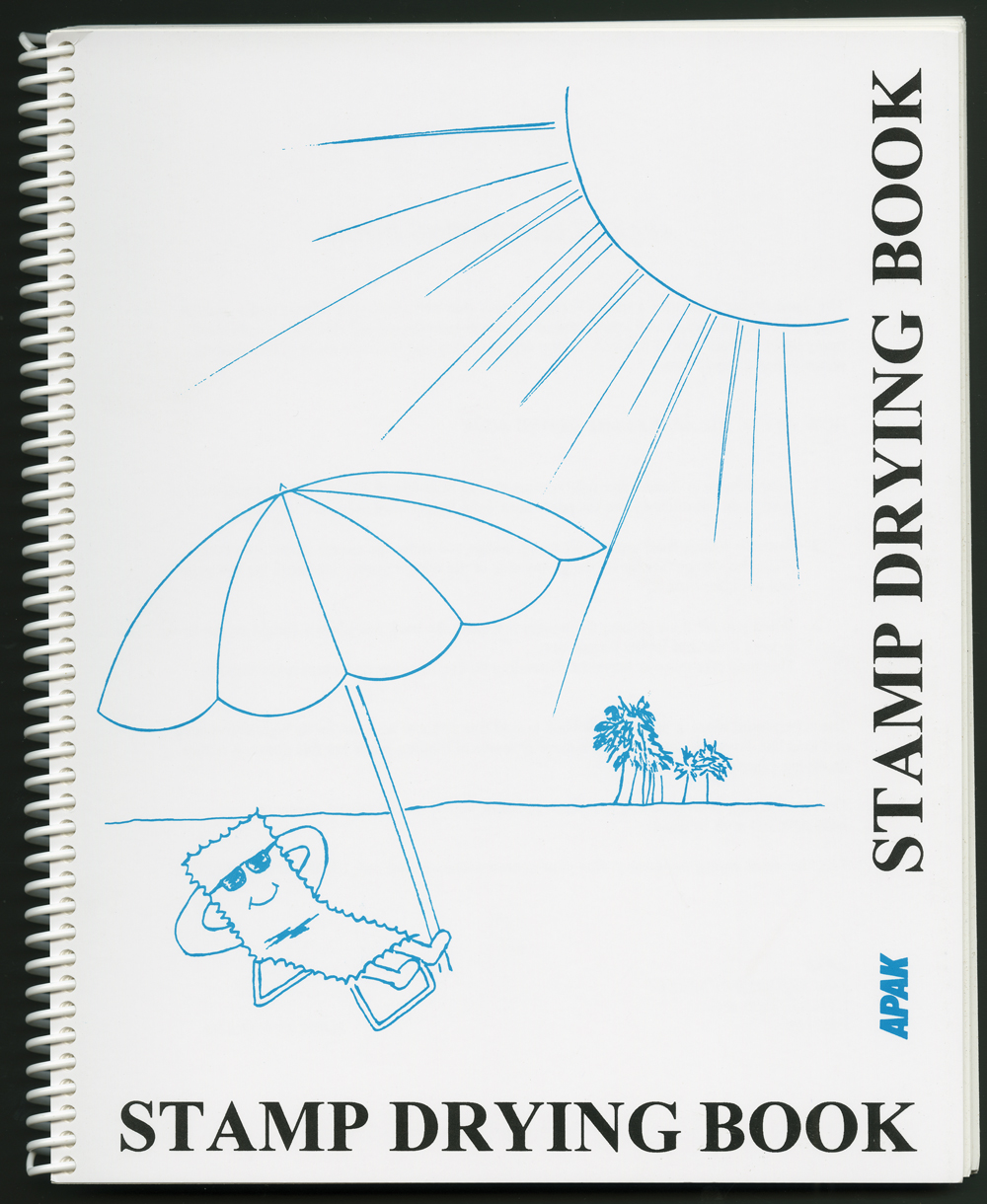 S1121 APAK Advanced Stamp Drying Book, 8 3/4 x 11 1/2 Mystic Stamp
