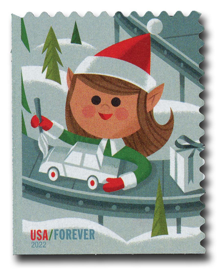 5644-47 - 2021 First-Class Forever Stamps - Christmas - Mystic Stamp Company