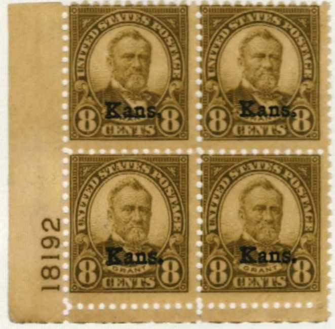 658-79 - Complete Set, 1929 Kansas and Nebraska Overprints - Mystic Stamp  Company