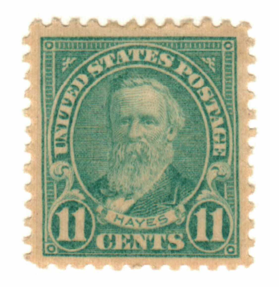 563 - 1922 11c Hayes, blue, perf 11 - Mystic Stamp Company