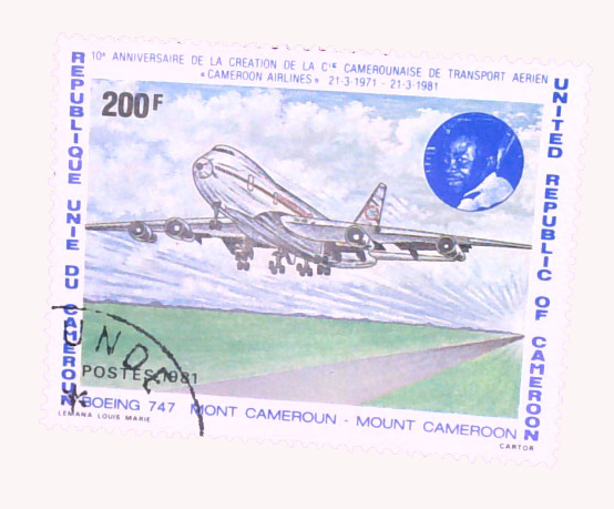 687 1981 Cameroun Mystic Stamp Company