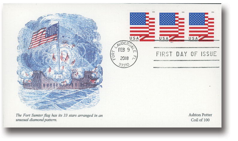 US Flag (2018) First-Day-of-Issue Forever® Stamp Dedication Ceremony 