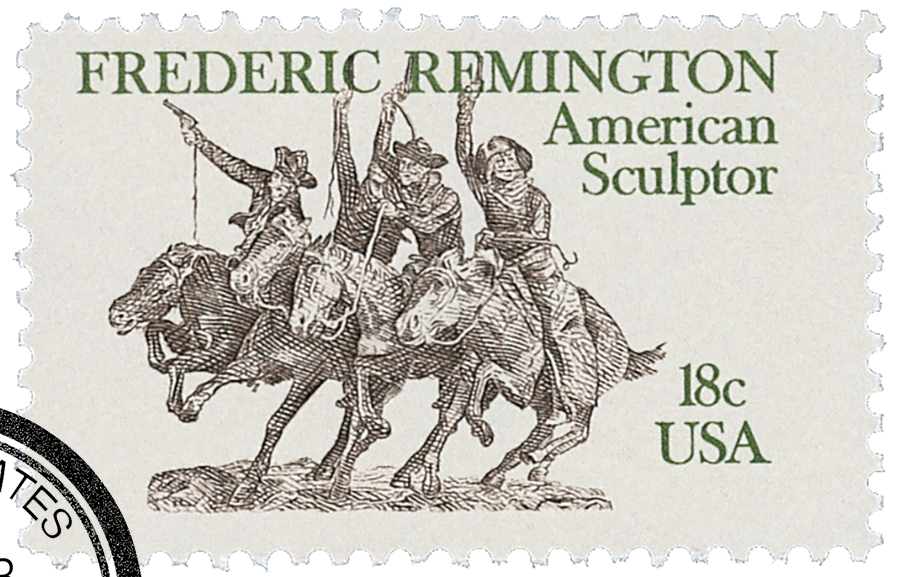 1934 - 1981 18c Frederic Remington - Mystic Stamp Company