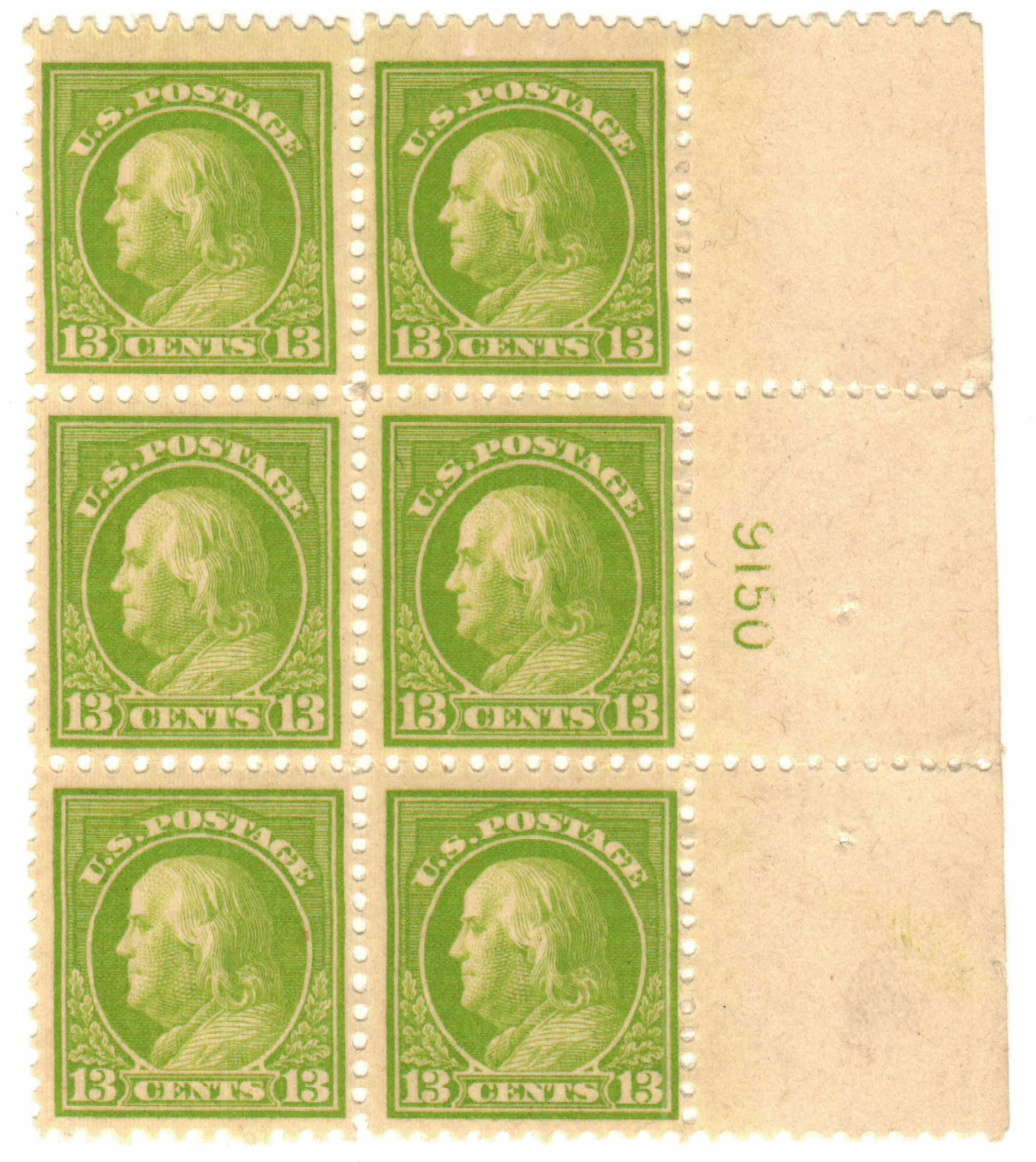 498-518 - Complete Set, 1917-19 Washington Franklin Issue