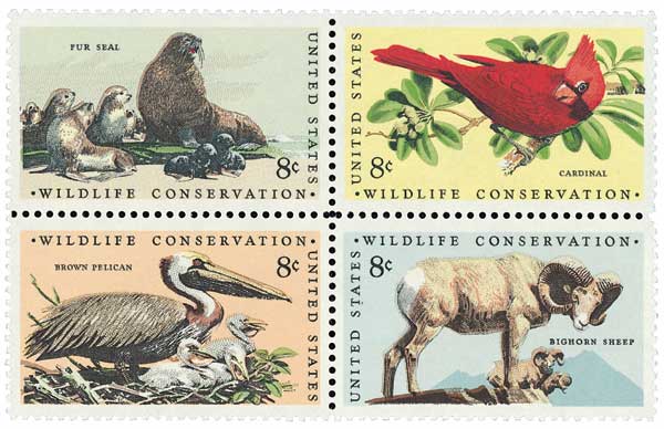 WILDLIFE POSTAL STAMP BOOK - collectibles - by owner - sale