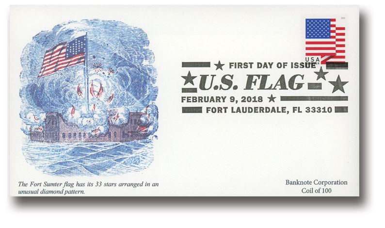 5655 - 2022 First-Class Forever Stamp - Flags (Banknote Corporation of  America, Coil of 3k & 10k) - Mystic Stamp Company