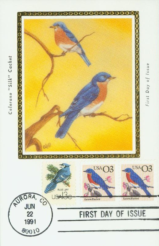 TWENTY 3c Eastern Bluebird Stamps Unused US Postage Stamps 