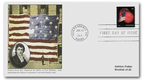 4941-44 - 2014 First-Class Forever Stamp - Winter Fun (Ashton Potter, ATM  booklet) - Mystic Stamp Company