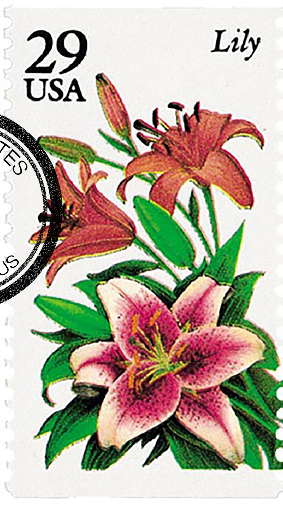 2829 - 1994 29c Summer Garden Flowers: Lily - Mystic Stamp Company