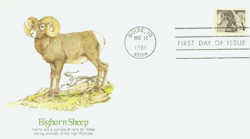 1880-89 - 1981 18c Wildlife of America - Mystic Stamp Company