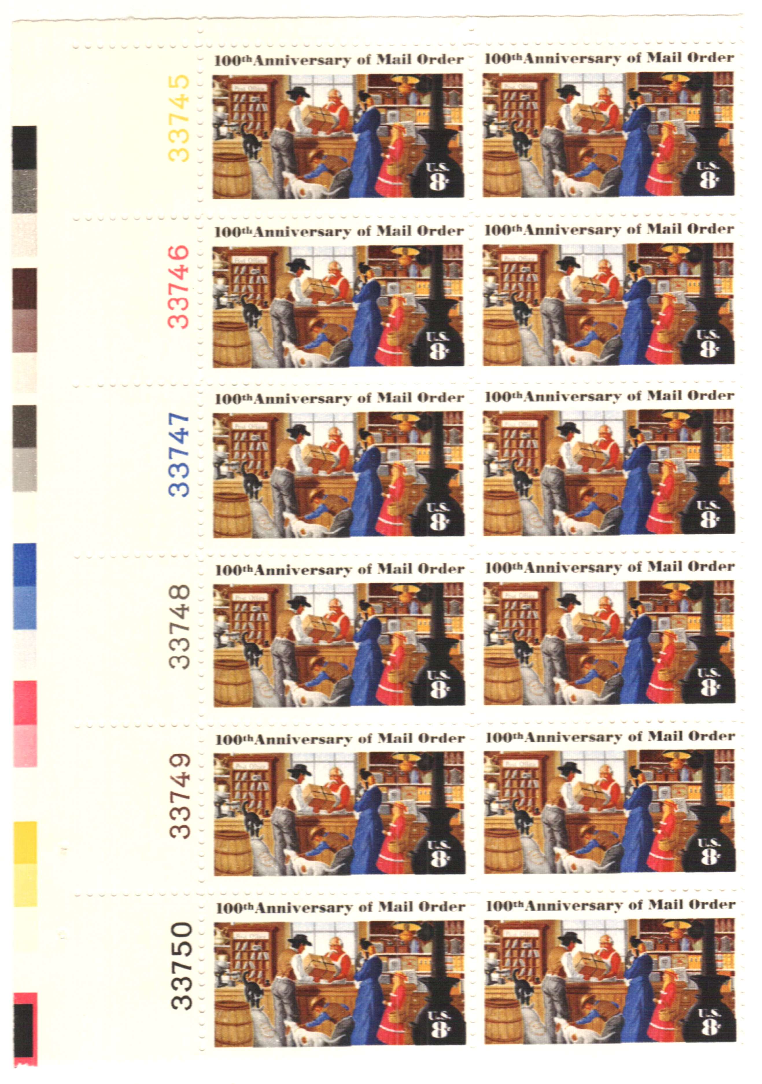 1972 100th Anniversary of Mail Order Business - Single 8c Postage Stamp -  Sc# 1468 - MNH,OG