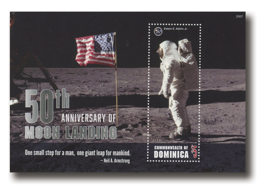 MFN270 - 2020 $5 50th Anniversary of the Moon Landing, Mint Souvenir ...