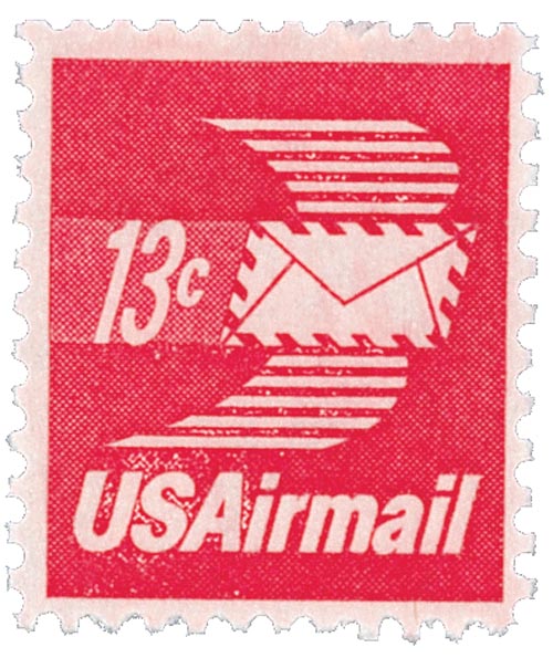Vintage US Airmail 8 Cent Stamp Booklet Only 9 Stamps Plus 13 Cent