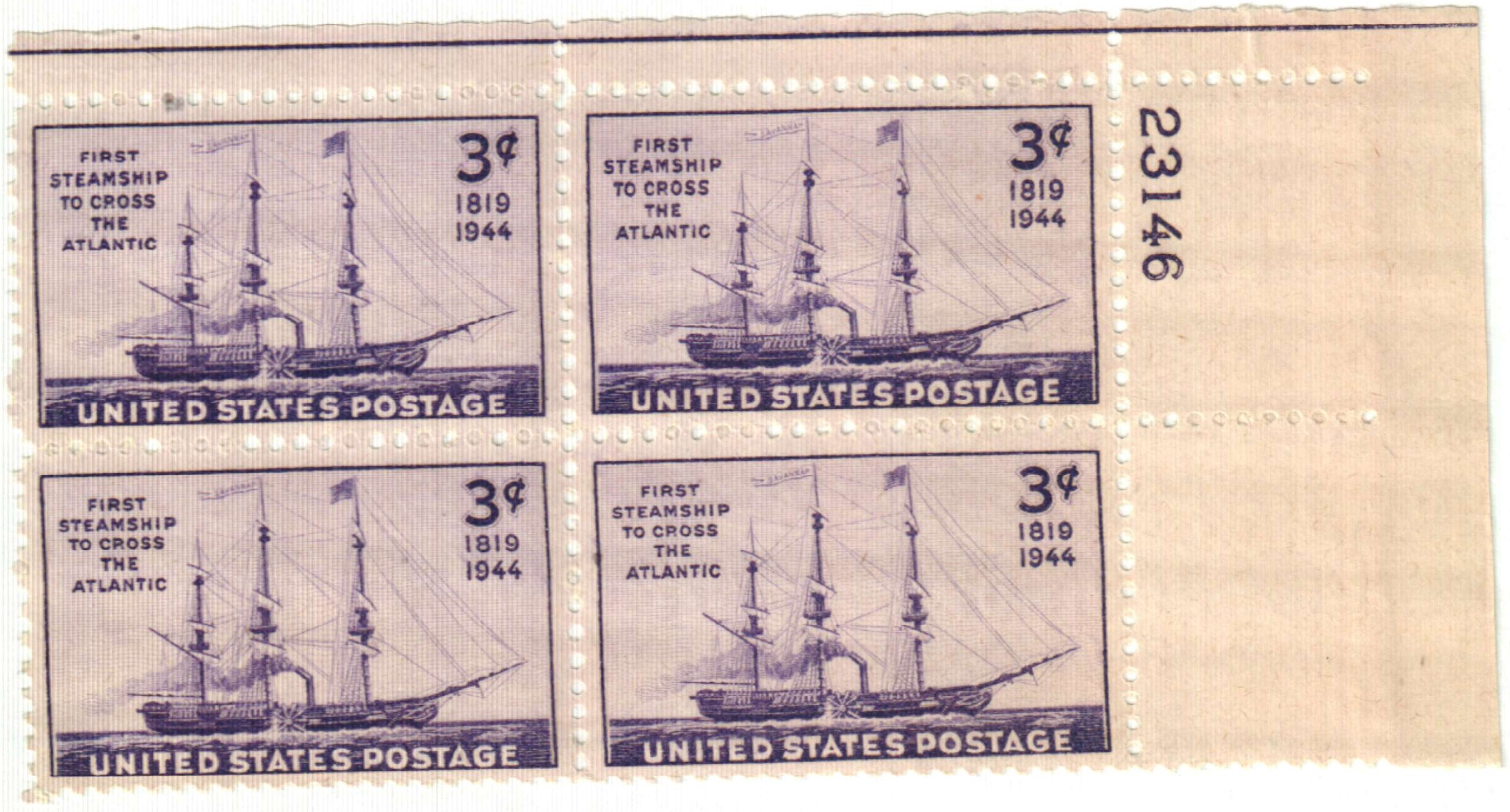 1st Steamship to Cross the Atlantic Stamp Pen & Box Set