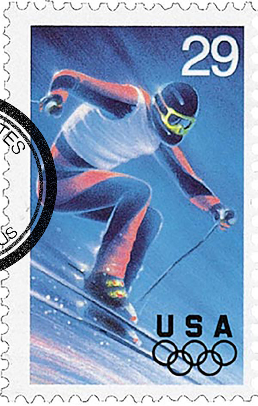 2807 - 1994 29c Winter Olympics: Alpine Skiing - Mystic Stamp Company