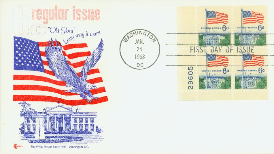 1343 - 1968 6c Law and Order - Mystic Stamp Company