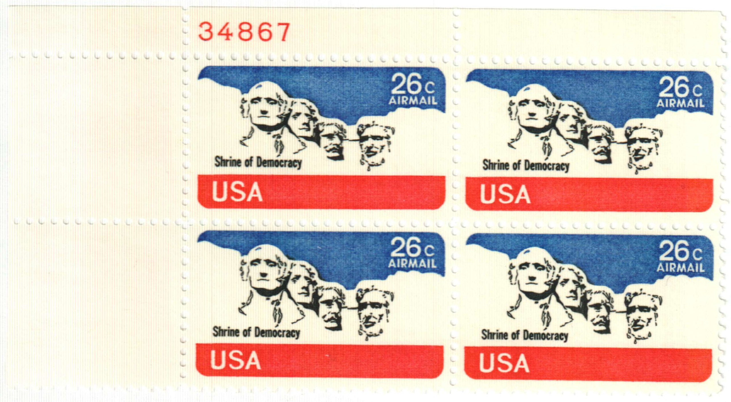 US postage stamp, 3 cents. To cast a free ballot - a root of democracy.  Issued 08 December 1977 in St. Louis, MO. Sco…