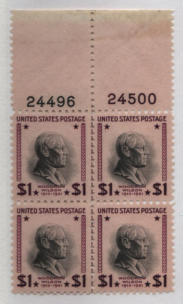 822 - 1938 17c Andrew Johnson, rose red - Mystic Stamp Company